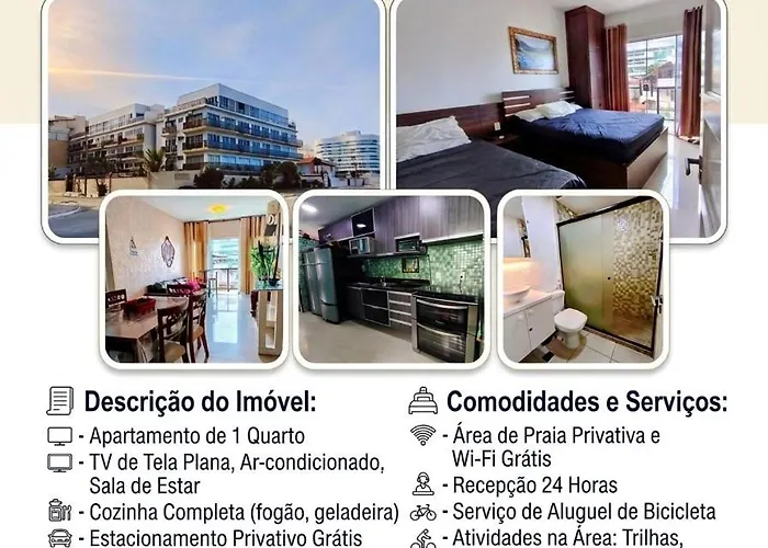 Apartamento Pe Na Areia, Prai Do Forte, Cabo Frio